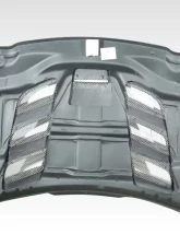 2005-2010 Jeep Grand Cherokee Duraflex Viper Look Hood - 1 Piece                                     - 113006 - Image 5