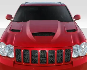 2005-2010 Jeep Grand Cherokee Duraflex Hellcat Look Hood - 1 Piece