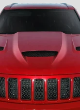 2005-2010 Jeep Grand Cherokee Duraflex Hellcat Look Hood - 1 Piece                                     - 113007 - Image 2