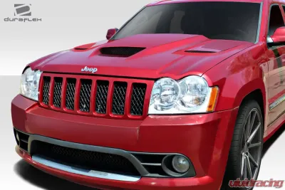 2005-2010 Jeep Grand Cherokee Duraflex Hellcat Look Hood - 1 Piece - 113007