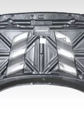 1994-2001 Dodge Ram Duraflex Viper Look Hood - 1 Piece                                     - 113009 - Image 5