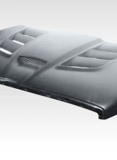 1994-2001 Dodge Ram Duraflex Viper Look Hood - 1 Piece                                     - 113009 - Image 8