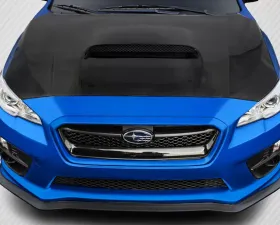 2015-2021 Subaru WRX Carbon Creations Dritech OEM Look Hood - 1 Piece