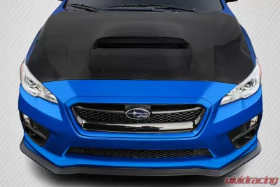 2015-2021 Subaru WRX Carbon Creations Dritech OEM Look Hood - 1 Piece - 113010