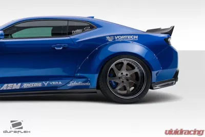 2016-2018 Chevrolet Camaro Duraflex Grid Rear Fender Flares - 4 Piece - 113017