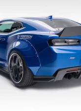 2016-2018 Chevrolet Camaro Duraflex Grid Rear Fender Flares - 4 Piece                                     - 113017 - Image 6