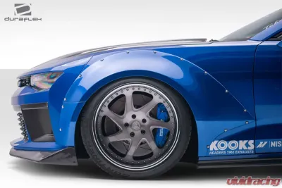 2016-2018 Chevrolet Camaro Duraflex Grid Front Fender Flares - 4 Piece - 113018