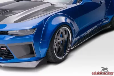2016-2018 Chevrolet Camaro Duraflex Grid Front Fender Flares - 4 Piece - 113018