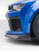 2016-2018 Chevrolet Camaro V8 Duraflex Grid Front Bumper Air Duct Extensions Add Ons Spat Extensions - 2 Piece                                     - 113021 - Image 9