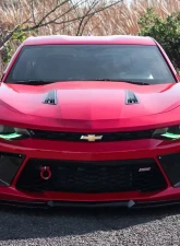 2016-2018 Chevrolet Camaro V8 Duraflex Grid Front Bumper Air Duct Extensions Add Ons Spat Extensions - 2 Piece                                     - 113021 - Image 2