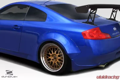 2003-2007 Infiniti G Coupe G35 Duraflex Circuit 75mm Rear Fender Flares ( Fender caps not included ) - 2 Piece - 113034