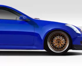 2003-2007 Infiniti G Coupe G35 Duraflex Circuit 75mm Front Fender Flares ( Fender caps not included ) - 2 Piece