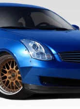 2003-2007 Infiniti G Coupe G35 Duraflex Circuit 75mm Front Fender Flares ( Fender caps not included ) - 2 Piece                                     - 113037 - Image 2