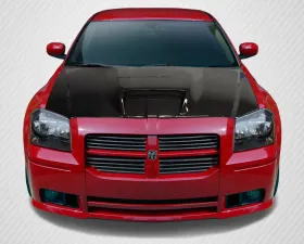 2005-2007 Dodge Magnum Carbon Creations SRT Look Hood - 1 Piece