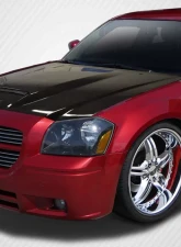 2005-2007 Dodge Magnum Carbon Creations SRT Look Hood - 1 Piece                                     - 113089 - Image 2