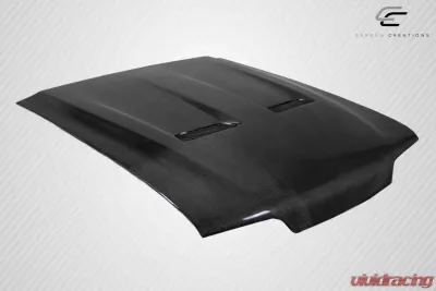 1987-1993 Ford Mustang Carbon Creations Heat Extractor Hood - 1 Piece - 113114