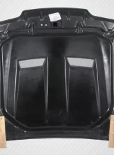 1987-1993 Ford Mustang Carbon Creations Heat Extractor Hood - 1 Piece                                     - 113114 - Image 6
