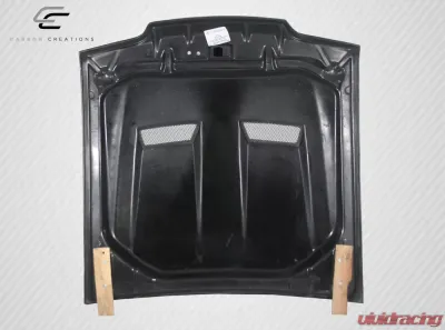 1987-1993 Ford Mustang Carbon Creations Heat Extractor Hood - 1 Piece - 113114
