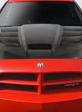 2006-2010 Dodge Charger Carbon Creations DriTech Viper Look Hood - 1 Piece                                     - 113115 - Image 7