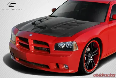 2006-2010 Dodge Charger Carbon Creations DriTech Viper Look Hood - 1 Piece - 113115