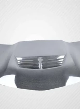2005-2010 Jeep Grand Cherokee Carbon Creations DriTech Viper Look Hood - 1 Piece                                     - 113117 - Image 9