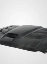 2005-2010 Jeep Grand Cherokee Carbon Creations DriTech Viper Look Hood - 1 Piece                                     - 113117 - Image 6