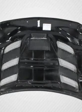 2005-2010 Jeep Grand Cherokee Carbon Creations DriTech Viper Look Hood - 1 Piece                                     - 113117 - Image 8