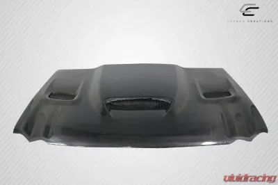 2005-2010 Jeep Grand Cherokee Carbon Creations DriTech Hellcat look Hood - 1 Piece - 113118
