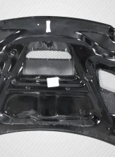 2005-2010 Jeep Grand Cherokee Carbon Creations DriTech Hellcat look Hood - 1 Piece                                     - 113118 - Image 6