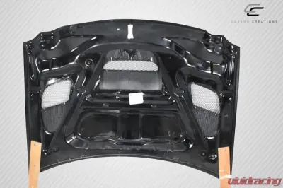 2005-2010 Jeep Grand Cherokee Carbon Creations DriTech Hellcat look Hood - 1 Piece - 113118