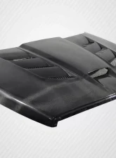 1994-2001 Dodge Ram Carbon Creations DriTech Viper Look Hood - 1 Piece                                     - 113120 - Image 4