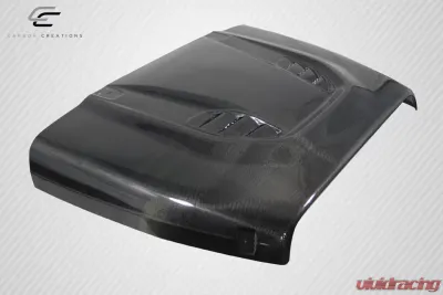 1997-2006 Jeep Wrangler Carbon Creations DriTech Power Dome Hood - 1 Piece - 113121