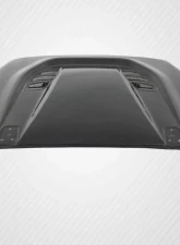 1997-2006 Jeep Wrangler Carbon Creations DriTech Power Dome Hood - 1 Piece                                     - 113121 - Image 5