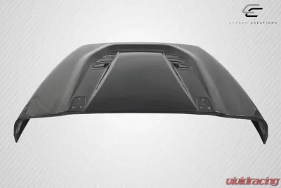 1997-2006 Jeep Wrangler Carbon Creations DriTech Power Dome Hood - 1 Piece - 113121