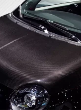 2012-2019 Fiat 500 Carbon Creations DriTech OEM Look Hood - 1 Piece                                     - 113135 - Image 7