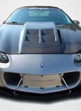 1998-2002 Chevrolet Camaro Carbon Creations DriTech ZL1 Look Hood - 1 Piece                                     - 113137 - Image 3