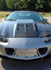 1998-2002 Chevrolet Camaro Carbon Creations DriTech ZL1 Look Hood - 1 Piece                                     - 113137 - Image 2