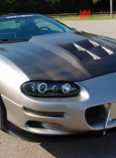 1998-2002 Chevrolet Camaro Carbon Creations DriTech ZL1 Look Hood - 1 Piece                                     - 113137 - Image 3