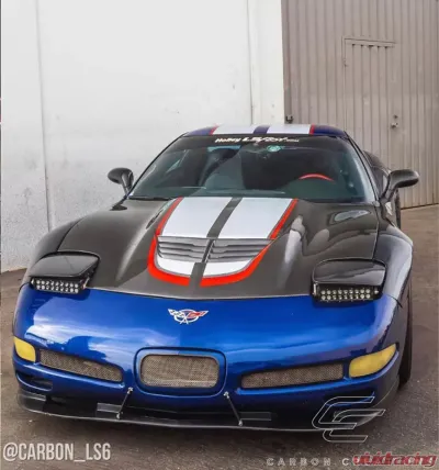1997-2004 Chevrolet Corvette C5 Carbon Creations DriTech Stingray Z Hood- 1 Piece - 113152