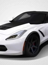 2014-2019 Chevrolet Corvette C7 Carbon Creations DriTech ZR-C Fender Flares - 4 Piece                                     - 113168 - Image 3