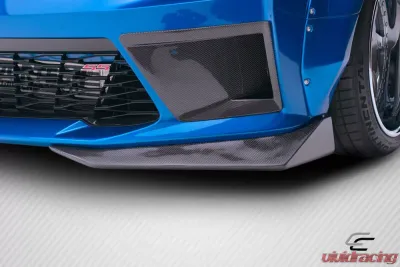 2016-2018 Chevrolet Camaro Carbon Creations DriTech Grid Front Splitters - 2 Piece - 113176