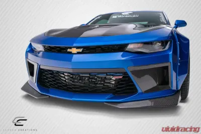 2016-2018 Chevrolet Camaro Carbon Creations DriTech Grid Front Splitters - 2 Piece - 113176