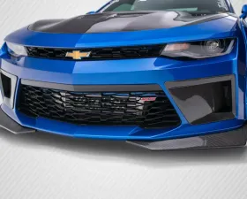 2016-2018 Chevrolet Camaro Carbon Creations DriTech Grid Front Bumper Air Duct Extensions Add Ons Spat Extensions - 2 Piece