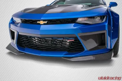 2016-2018 Chevrolet Camaro Carbon Creations DriTech Grid Front Bumper Air Duct Extensions Add Ons Spat Extensions - 2 Piece - 113179