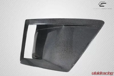 2016-2018 Chevrolet Camaro Carbon Creations DriTech Grid Front Bumper Air Duct Extensions Add Ons Spat Extensions - 2 Piece - 113179
