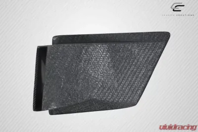 2016-2018 Chevrolet Camaro Carbon Creations DriTech Grid Front Bumper Air Duct Extensions Add Ons Spat Extensions - 2 Piece - 113179