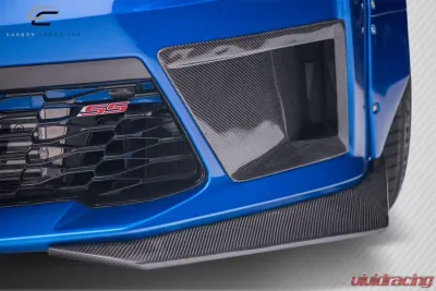2016-2018 Chevrolet Camaro Carbon Creations DriTech Grid Front Bumper Air Duct Extensions Add Ons Spat Extensions - 2 Piece - 113179