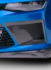 2016-2018 Chevrolet Camaro Carbon Creations DriTech Grid Front Bumper Air Duct Extensions Add Ons Spat Extensions - 2 Piece                                     - 113179 - Image 2