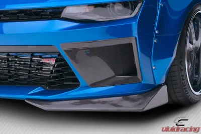 2016-2018 Chevrolet Camaro Carbon Creations DriTech Grid Front Bumper Air Duct Extensions Add Ons Spat Extensions - 2 Piece - 113179