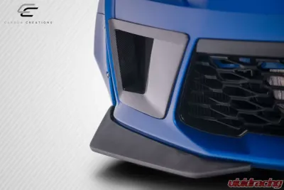 2016-2018 Chevrolet Camaro Carbon Creations DriTech Grid Front Bumper Air Duct Extensions Add Ons Spat Extensions - 2 Piece - 113179